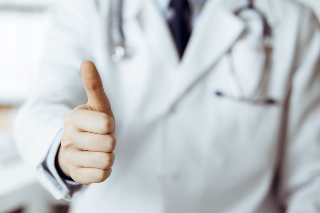 A doctor that is happy with their MRI rental